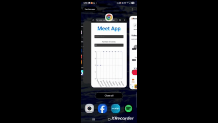 Meet App user flow demonstration